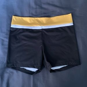 Black/Yellow Shorts